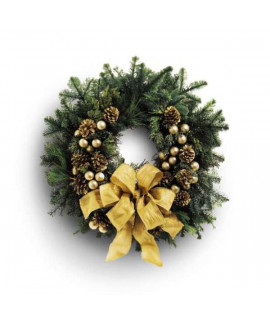The Holiday Gold Wreath The Holiday Gold Wreath
